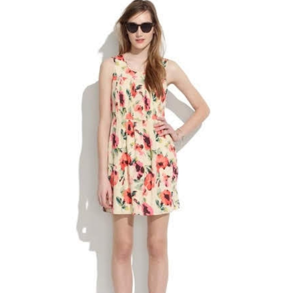 Madewell Tearose Dress with Pockets